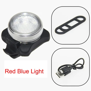 1 Pereche USB Reîncărcabilă Biciclete Lumina Super-Luminos Fața Farurilor și acces Gratuit la Spate LED Biciclete Lumina de Avertizare de Siguranță