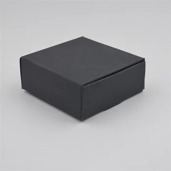 100BUC mini alb Natural Kraft Maro Cutie neagră Cutii Mici de Săpun Pachet Cutie de Cadou de Ambalare Cutii Embalagem Meserii Caixa diy cutie