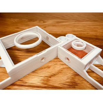 18mm Tub de Testare Cuib Acrilice Cuib de Furnici de Imprimare 3D Ferma de Furnici Mici Colonii de Hrănire Beton Cuib