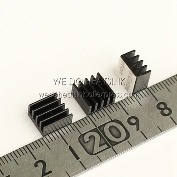 2.000 de 8 buc.8x8.8x5mm Negru Mic Ram Cooler de Chipset Chiuveta de Căldură din Aluminiu Cu conductivitate Termică permite Pad