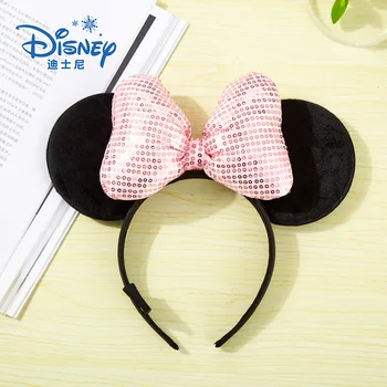 2020 Noi De Vara Disney Bentita Fete Urechi Hairband Copii Femei Papion Frizură Minnie Petrecere De Benzi Diy Urechi Accesorii De Par