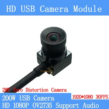 2MP Zero distorsiuni camera de Supraveghere 1080P Full HD MJPEG OTG 30FPS USB Mini Modul Camera CCTV Linux UVC Android
