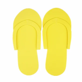6pairs de Unică folosință Pedichiura Spa Sandale Spuma Papuci Pentru Salon Spa Hotel Pedichiura Flip Flop Instrument Culori Asortate