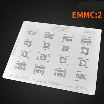 AMAOE BGA Reballing Stencil EMMC 2 pentru Android Hard Disk EMMC EMCP UFS Telefon Instrumente de Reparare
