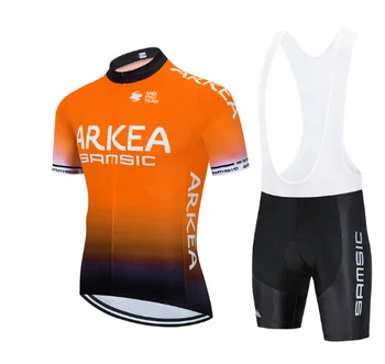 ARKEA 2020 Biciclete MTB de Ciclism Jersey Set de Vară în aer liber, Ciclism Purta Haine Biciclete echipa de Ciclism de Îmbrăcăminte pentru Bărbați Sport Rapid-uscat