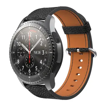 De viteze s3 Frontieră curea Pentru Samsung galaxy watch 46mm Piele 22mm trupa ceas pentru Samsung Gear S3 Clasic de Frontieră Ceas benzi