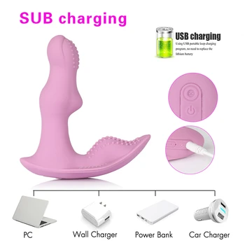 Dildo Vibrator pentru Femei Curea Pe Vibrator de Control de la Distanță Vibratoare Ou Chilotei G-spot Clitoris Vagin Stimulator Anal Plug Jucărie Sexuală