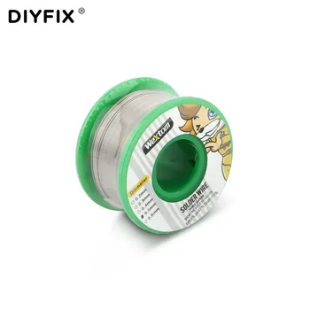 DIYFIX 1Roll 0,5 mm 63/37 Flux 0.05% Sârmă de Lipit Staniu Plumb Sârmă pentru iPhone telefon Mobil Chip de Sudare Reparații de Întreținere Setul de Unelte