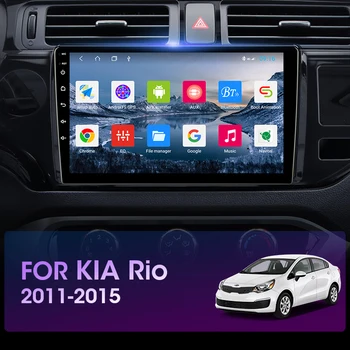 JMCQ Android 9.0 Radio Auto Pentru KIA K3 RIO 2011-Multimedia Player Video GPS 2din 2+32G Navigaion GPS Split Screen cu Cadru