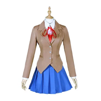 Jocul Doki Doki Literatura Club Monika Cosplay Sayori. Yuri Natsuki Cosplay Costum De Uniformă Școlară Fata Femei Costume