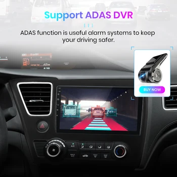 Junsun V1 Android 10.0 DSP CarPlay Radio Auto Video Multimedia Player Auto Stereo GPS Pentru Honda Civic 9 2013 - 2016 2 din dvd