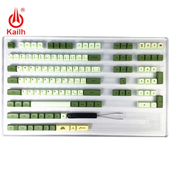 Kailh Matcha Taste Sublimare PBT Japoneză, rusă, coreeană 125 Cheie Tastă Tastatură Mecanică cu Cheie-Capac Similare XDA Profil