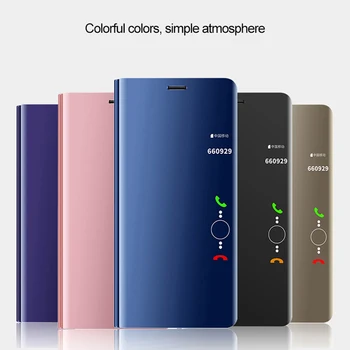 M21 Caz Smart Mirror Flip Cazuri pentru Samsung Galaxy M21 M 21 21m 2020 Sm-m215f/ds 6.4