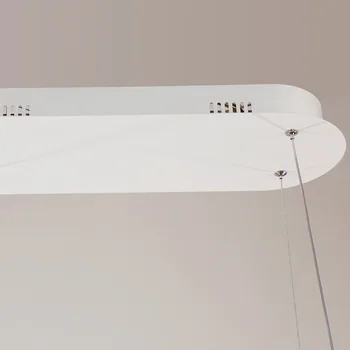 Minimalist Modern, rectangulara, din aluminiu, acrilice LED de candelabre creative home office cafe-bar corpuri de Iluminat AC110-240V