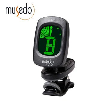 Musedo Clip-on Cromatica Universal Digital Tuner Ecran LCD Rotativ Tuner Chitara Clip pentru Chitara,Bas, Vioara,Ukulele