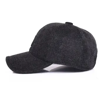 Nou stil pentru bărbați toamna și iarna capac de vârf de sex masculin cald casual pălărie de sporturi de Iarnă șapcă bărbați capac