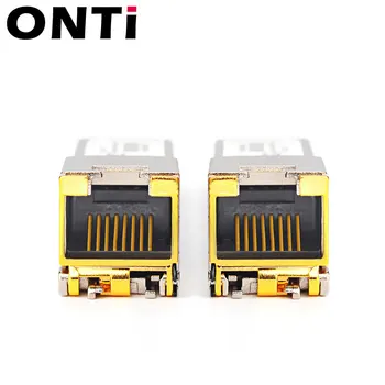 ONTi 10buc Gigabit RJ45 SFP Module 1000Mbps Cupru SFP Transceiver Module Compatibile cu Cisco/Mikrotik Gigabit Ethernet