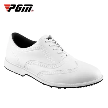 PGM Mens Golf Pantofi Impermeabil din Piele Stil Bocanc Pantofi Casual de Afaceri Adidasi Sport Anti-alunecare Pantofi de Formare D0841