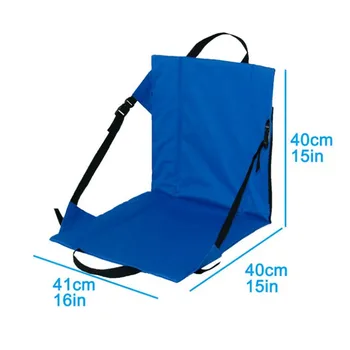 Portabil în aer liber camping turism cu spătar scaun pliant plaja de umiditate-dovada de agrement, gratar rabatabil perna