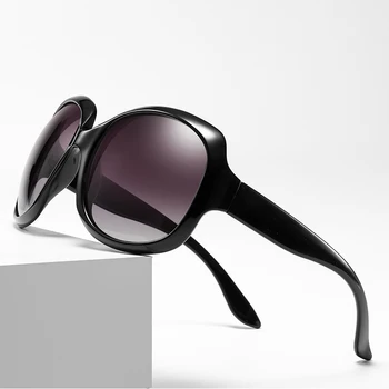 RBRARE de Lux Piața Polarizat ochelari de Soare pentru Femei Brand Designer Supradimensionate Cadru Clasic de Lux Gradient de Ochelari de Soare Pentru Femei