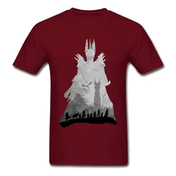 Sauron Contourist SILUETA Barbati Tricou de Imprimare TV Moive de Design de Moda Nou Tricou Pentru Barbatii Iubesc Zi Personalizate