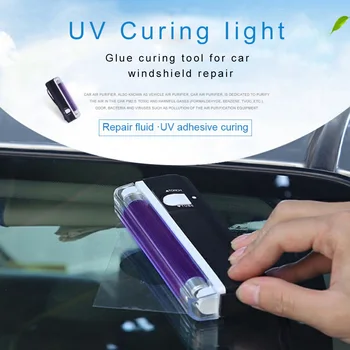 Sticlă Auto UV Vindeca Lumina Parbriz de Reparare Kituri Diy Fereastră Mașină de Reparații Detector UV Lampa Ultraviolete Rășină Vindecat de Iluminat