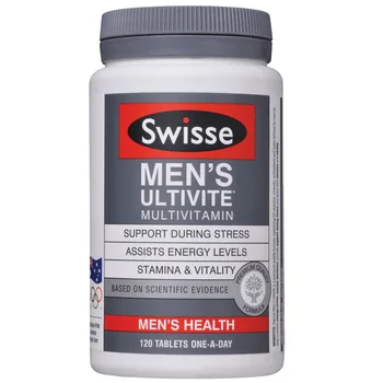 Swisse Bărbați Compus Multivitamine Tableta De Sănătate Suplimente De Sănătate, Nivelul De Energie Vigilență Mentală Rezistență Vitalitate Vegetarieni