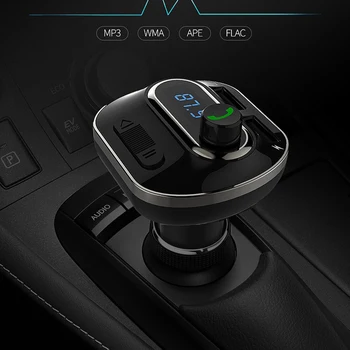 T19 Mașină Bluetooth Incarcator Apel Hands-free Bluetooth Car MP3 Player Bricheta Auto MP3
