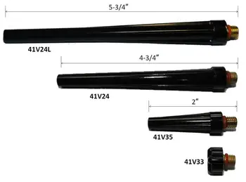 TIG Kit Collet Corpul Lung de Alumină Duza Spate Capac Consumabile Accesorii Pentru TIG pistolet de Sudare SR WP 9 20 25,22 PK