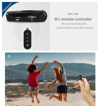 W1 Control de la Distanță pentru Ordro EP6 EP7 Vlog Digital Video Camera Video Controler de la Distanță