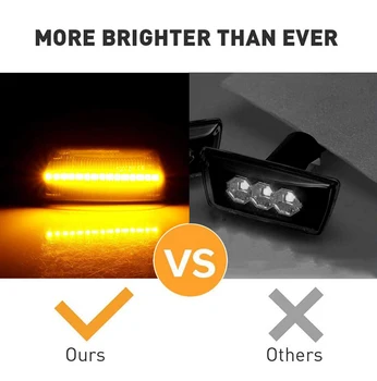 2x Dinamică LED Lumina de Semnalizare Partea de Fender Lampă de poziție Pentru Holden Cruze CDX sedan CD vagon Insignia Cascada