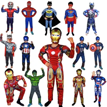 Halloween Răzbunare Eroul se Întoarce COSPLAY Haine pentru Copii Costume de Oțel Musculare Haine de Frumusete Costume de Echipa