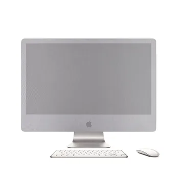 2019New Argint Poliester Stretch Monitor de Calculator Praf Capac Protector cu Interior Moale de Praf Acoperă pentru Apple iMac Ecran LCD