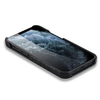 Piele subțire, greu de caz pentru iPhone 12 Pro Max Mini 12Pro ultra slim cazuri de telefon de lux Drăguț 3D Crocodil capacul din spate