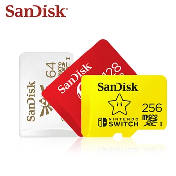 SanDisk NINTENDO COMUTATOR Micro SD Card de 64GB, 128GB, 256GB micro SDXC UHS-I Card de Memorie de până la 100MB/s TF card pentru Nintendo Comutator