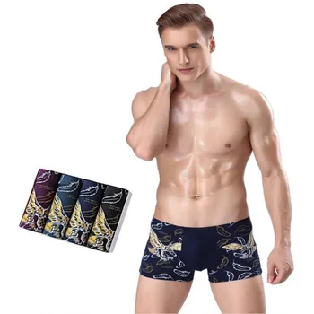 14 noi culoare de imprimare casual brand de moda de Înaltă calitate boxer 4buc/lot mens Modal boxeri pentru bărbați shorts pentru bărbați