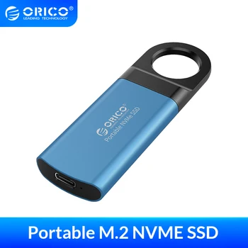 ORICO Mini SSD Extern de 1TB de 128GB, 256GB 512GB M2 NVME Hard Disk Portabil Mobil SSD-C USB 3.1 10Gbps Extern Solid state Drive