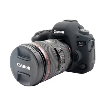 CAENBOO Pentru Canon EOS 6D Mark II Sac de aparat de Fotografiat Silicon Moale de Cauciuc de Protecție a Corpului de Acoperire Caz Piele Pentru Canon EOS 6D Mark2 Sac