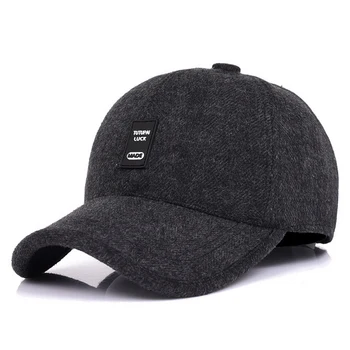 Nou stil pentru bărbați toamna și iarna capac de vârf de sex masculin cald casual pălărie de sporturi de Iarnă șapcă bărbați capac