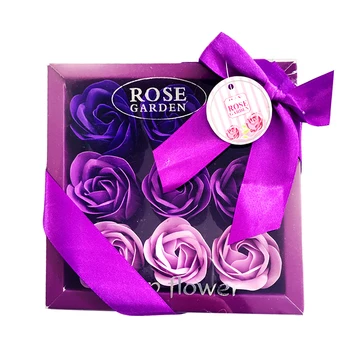Rose Săpun Cadou Petale de Trandafir Săpun de Baie Cu o Cutie-Cadou În 2020, Anul Nou, Ziua Îndrăgostiților Romantic Cadou de Crăciun Handmade, Cadou